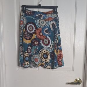 Salaam Printed Asymmetrical Skirt Size Small